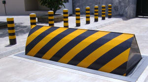 Hydraulic retractable bollard - PAS 68 | RB780CR - Avon Barrier - road blocker