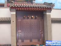 copper door