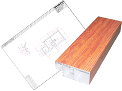 Aluminum to build 1-piece garage door