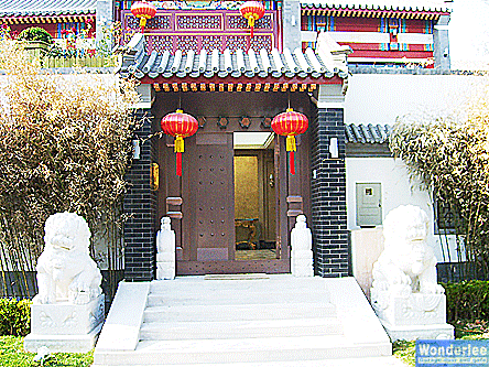 Beautiful cooper door in Beijin designed and installed by Wonderlee