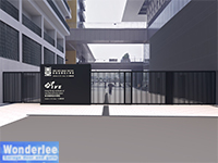 Automatic 3-leaf telescopic gate