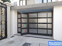 garage door with wicket door