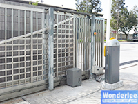 14.5 slide gate powered by LiftMaster SLY3500