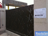 slide gate mock-up for SHK