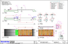 As-built shop drawing of slide gate