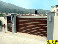香港遙控平移電閘實例, 香港穩得利電動門閘專家