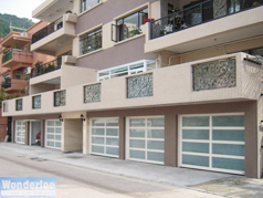 Aluminum canopy garage door in Happy Valley, Hong Kong