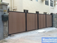 7m fold gate by remote control