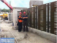 Fold gate mock-up for SHK