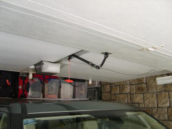 Ceiling consealing enclosing garge door opener