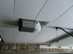 Ceiling of garage