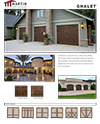 Chalet - wood-like steel door