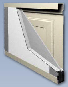 construction of garage panel section