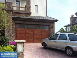 Double car garage door