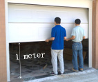 Door balance test for garage door