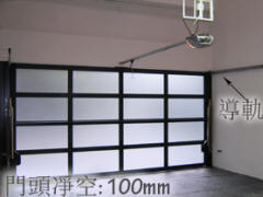 inside look showing tilt door headroom requirement