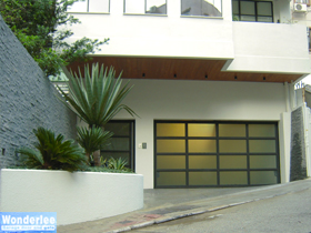 Front elevation, outside