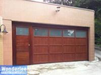 4m 1-piece aluminum garage door